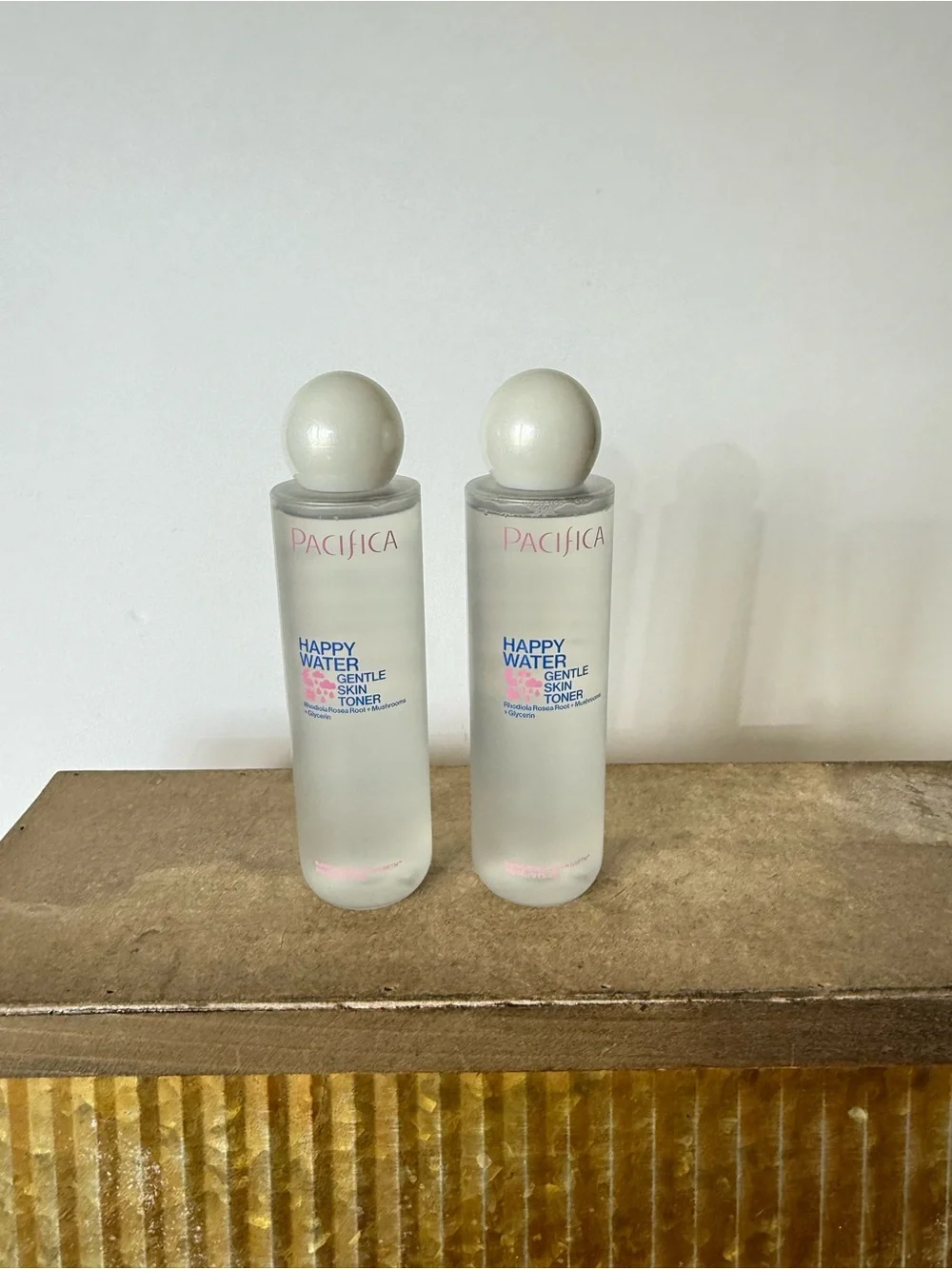 Pacifica Happy Water Gentle Skin Toner x2 w/Glycerin & Mushrooms